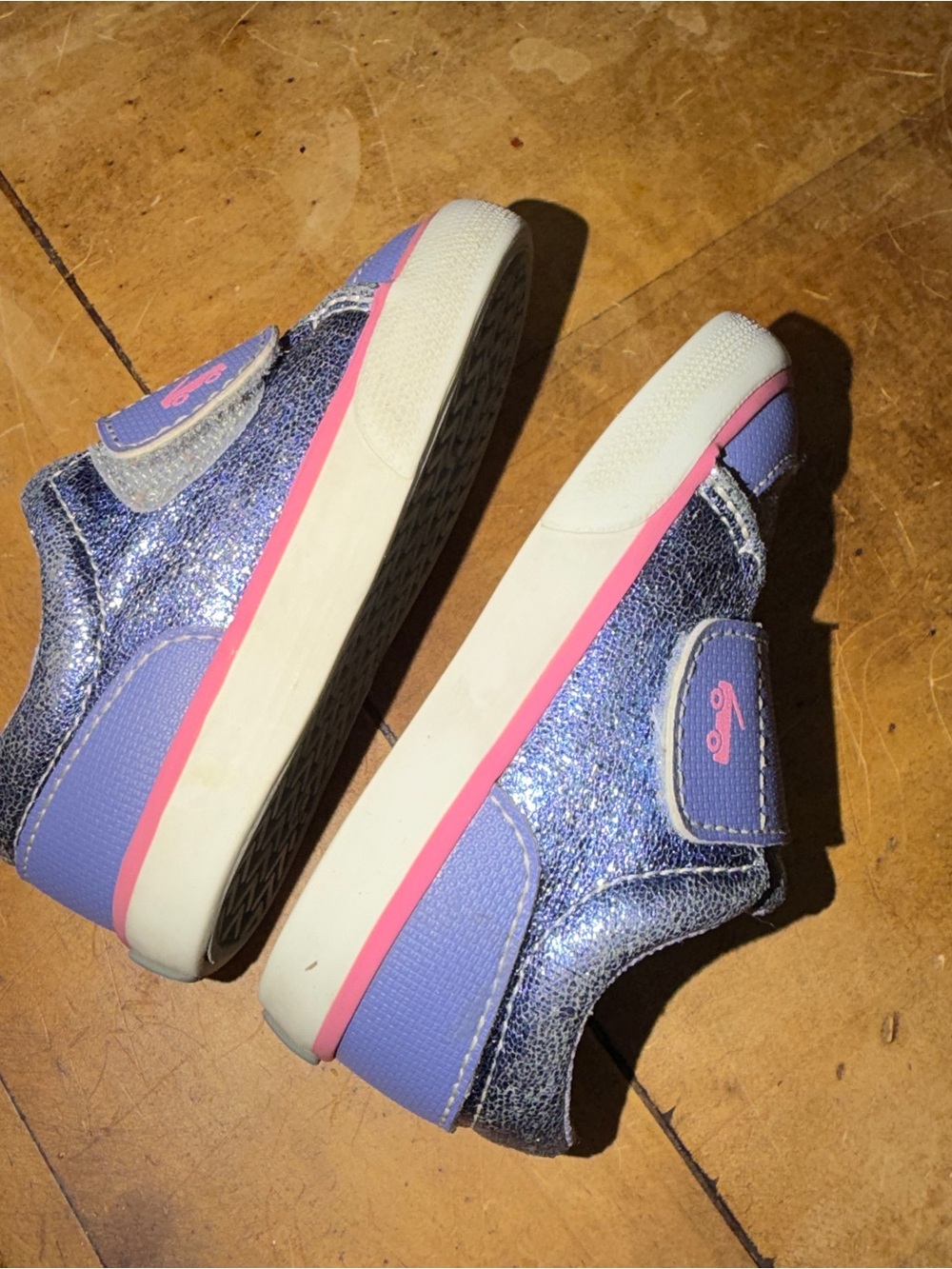 See Kai Run Toni Sneakers in purple metallic, toddler girl sz 5 - Picture 6 of 9
